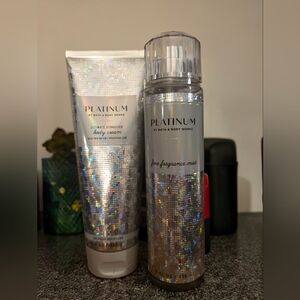 Bath & Body Works Platinum Shimmer Duo
